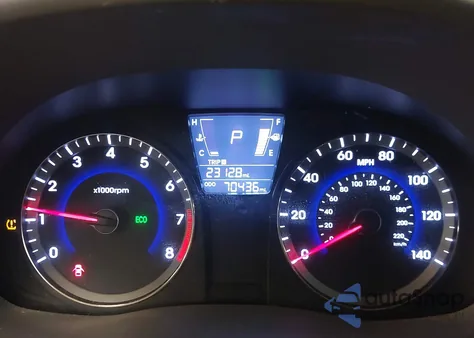 2012 Hyundai Accent Gls из США, поврежденный, VIN KMHCT4AE7CU222193